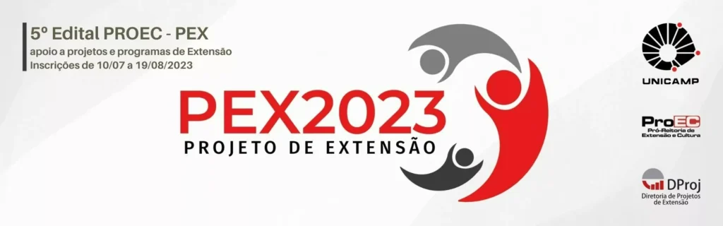 5º Edital PROEC – PEX recebe inscrições até 19 de agosto