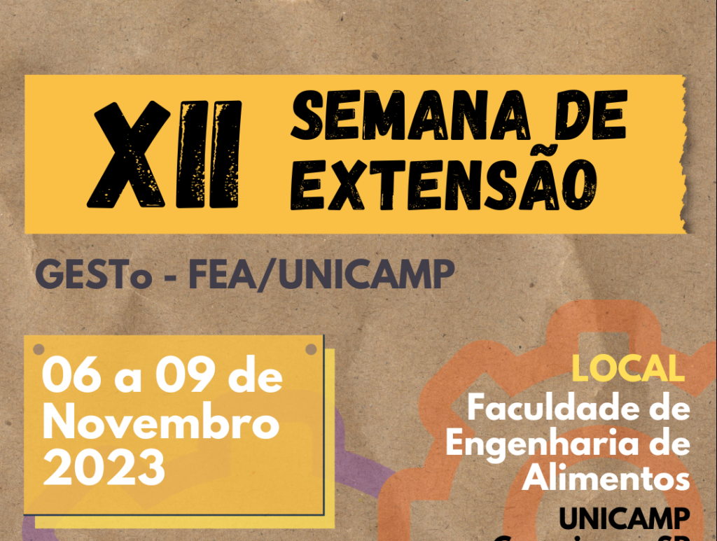 XII Semana de Extensão na Faculdade de Engenharia de Alimentos vai até quinta-feira (9)